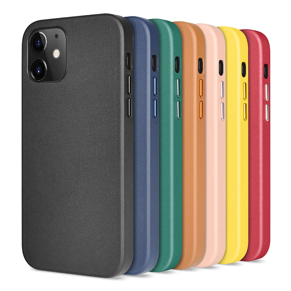 

PULOKA Business High Quality Leather Mobile Phone Case for iPhone 12 Pro Max