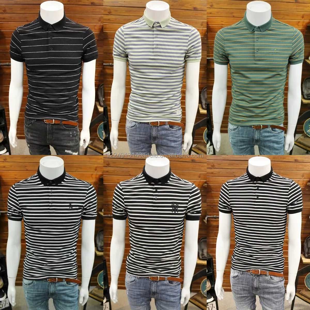 

Wholesale High Quality new design Polo shirts bottom slim fit cool summer Men's Polo shirts