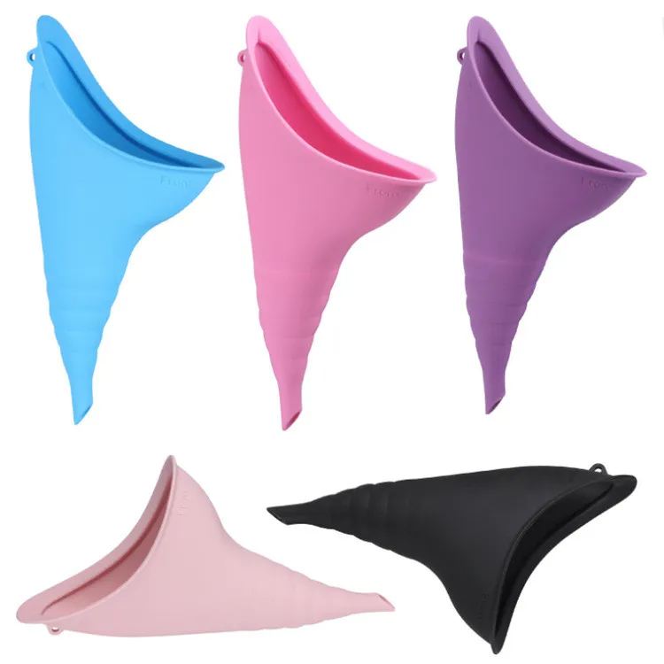 
2020 New Amazon Portable Women Female Urinal Soft Silicone Standing Urination Device for Travel Outdoor Camping 