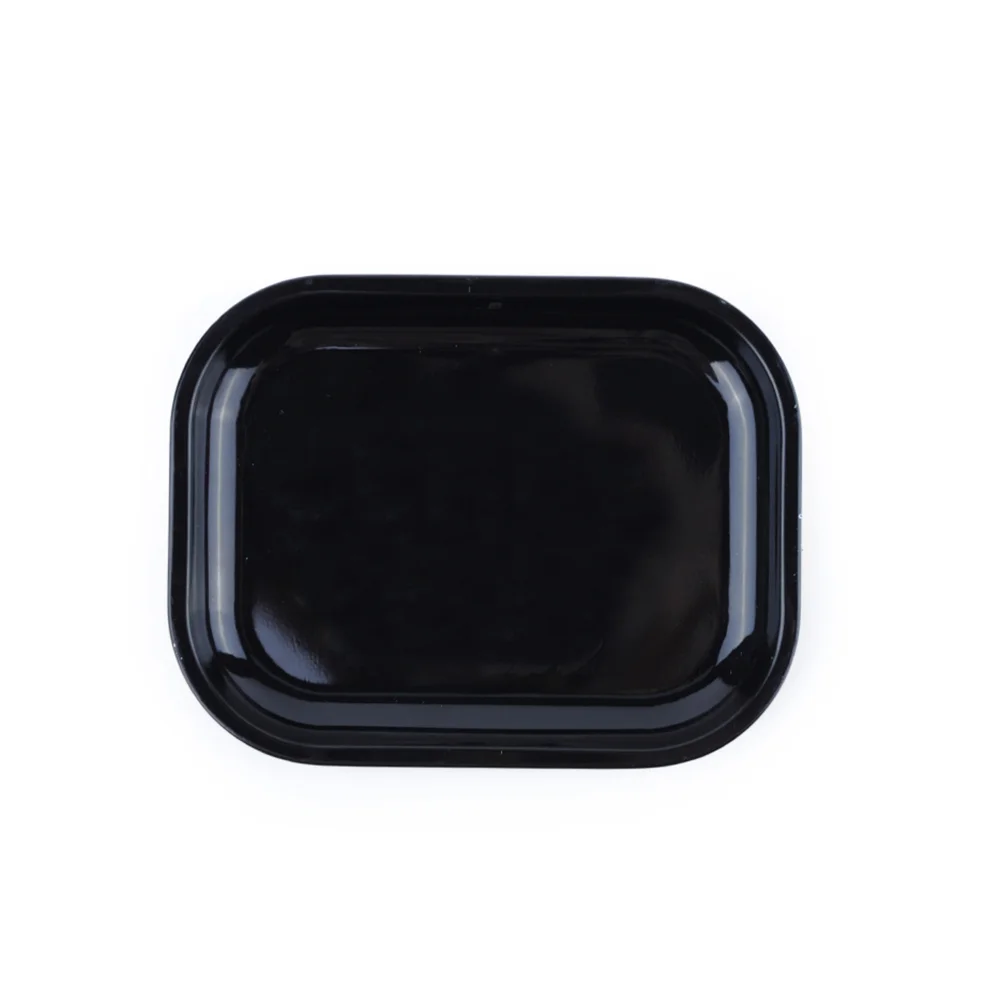 

HOKirin JL-003Z Factory Directly Sale High Quality Custom Metal Serving Tray Black Smoking Rolling Tray