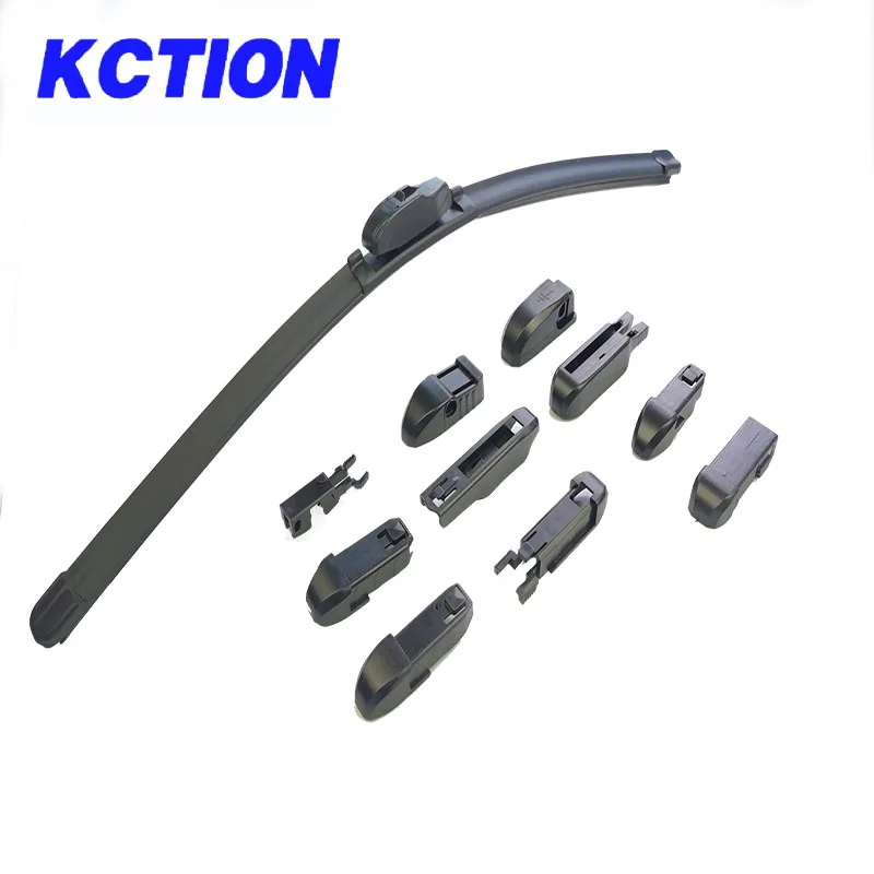 

2022 Kction Wholesale Factory Multi-functional 13 Adapters 14''-28'' Inch Windshield Wiper Blade Manufacturer For Car Wiper