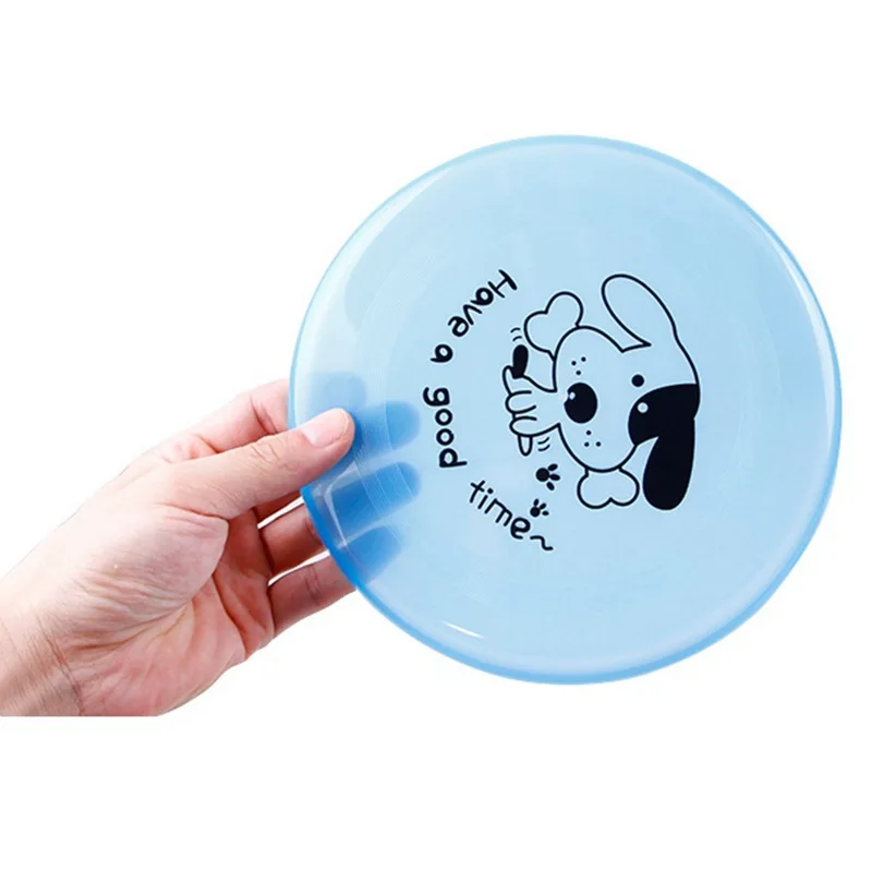 

Pet training supplies wholesale small and medium dog training plastic toy dog flying pan cute cartoon series, Mixed batch