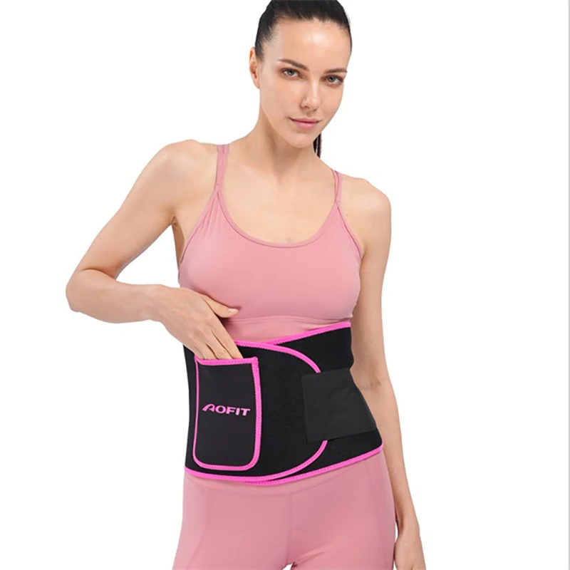 

Custom Neoprene Fitness Label Sweat Bands Plus Size Exercise Belt Weight Loss Waist Trimmer Waist Support Waist Belt, Yellow/pink/green/blue/black/customized color