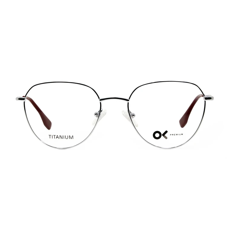 

99307 C2 Italy Design 2020 Fashion Titanium Unisex Optical Eyeglasses, 4 colors