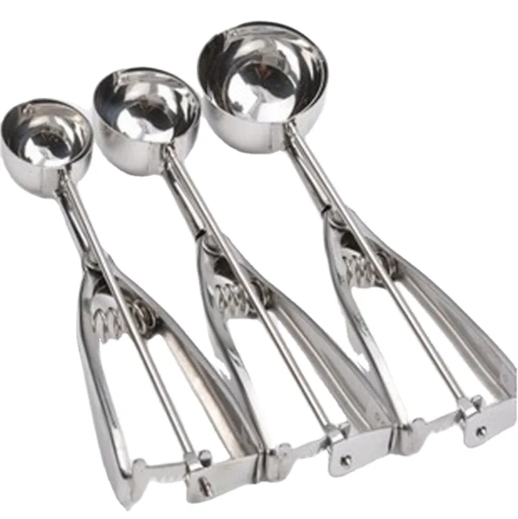 

Cookie Scoop Set Ice Cream Spoon With Logo, Silver