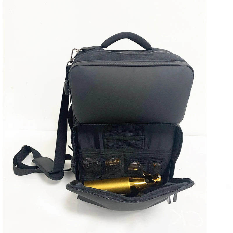 

Portable Barber Carrying Case Suitable For Travel Outdoor Home| Luxury Barber Travel Bag for Men Professional Salon Hair Tools, Customized color