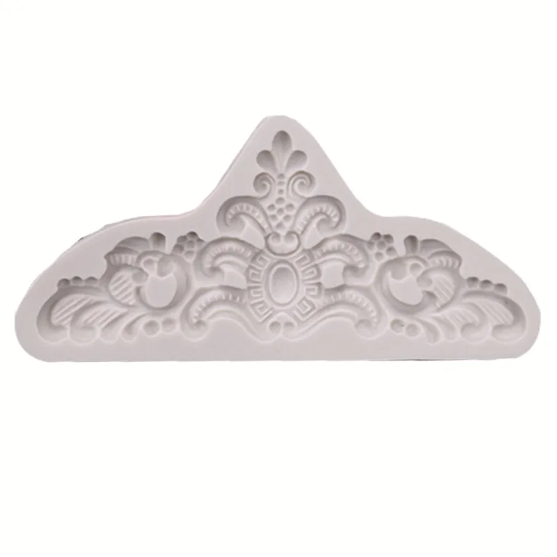 

New Design Retro European Floral Pattern Silicone Fondant Molds