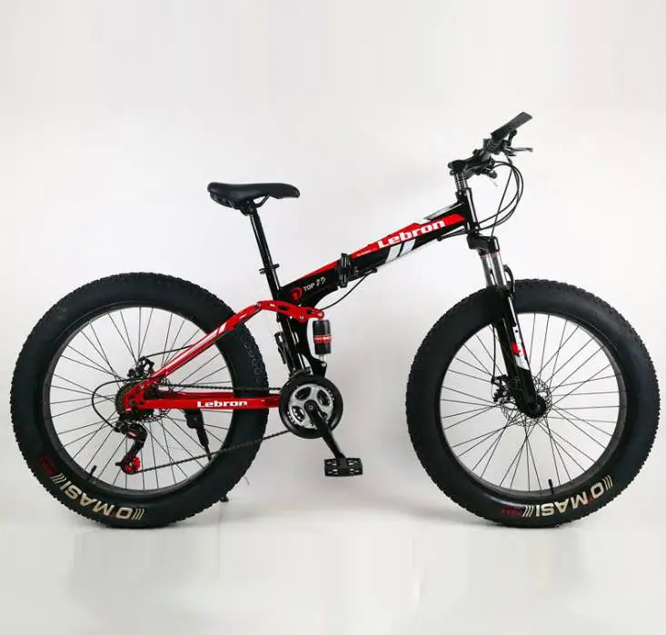 

2020 Wholesale 26 inch Disc Brake Multi Design Folding Fat Tire Snow Bicycle, Red,yellow,blue,white, black