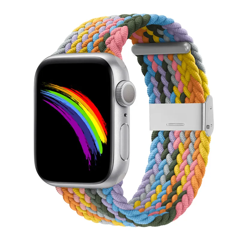 

Adjustable Nylon Sport Loop Nato Band For Apple Watch 5/4/3/2/1 For Iwatch Strap Series 38 /40/ 42 /44mm In Stock, Optional