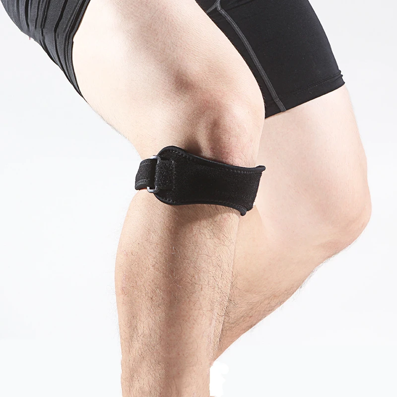 

New arrival sporting goods knee supporter customized logo basketball kneepads knee braces for sport users, Black, blue, red, grey