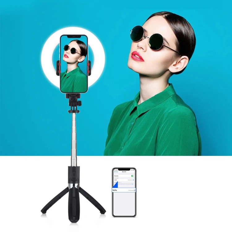 

Dropshipping Alibaba webshop OEM PULUZ PU531B 5 inch 12.7cm Ring LED tiktok beauty selfie ring light with Stick Tripod Mount