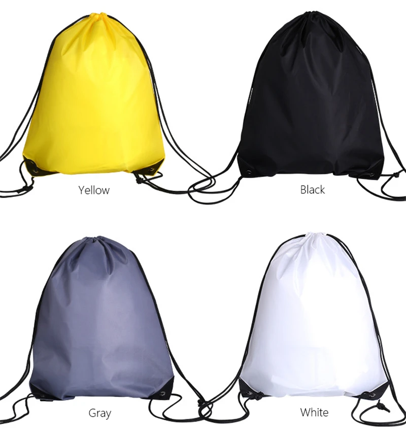 Factory Wholesale Low Price 210d Polyester Drawstring Backpack Bag
