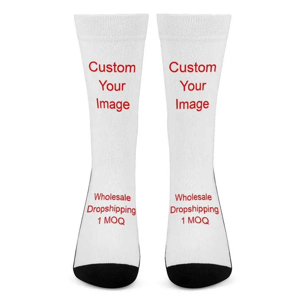 

POD Promotional Gift Custom Socks Sport Sublimation Personalized Anti Slip Thigh Crew Socks for Men Wholesale, Custom socks printing