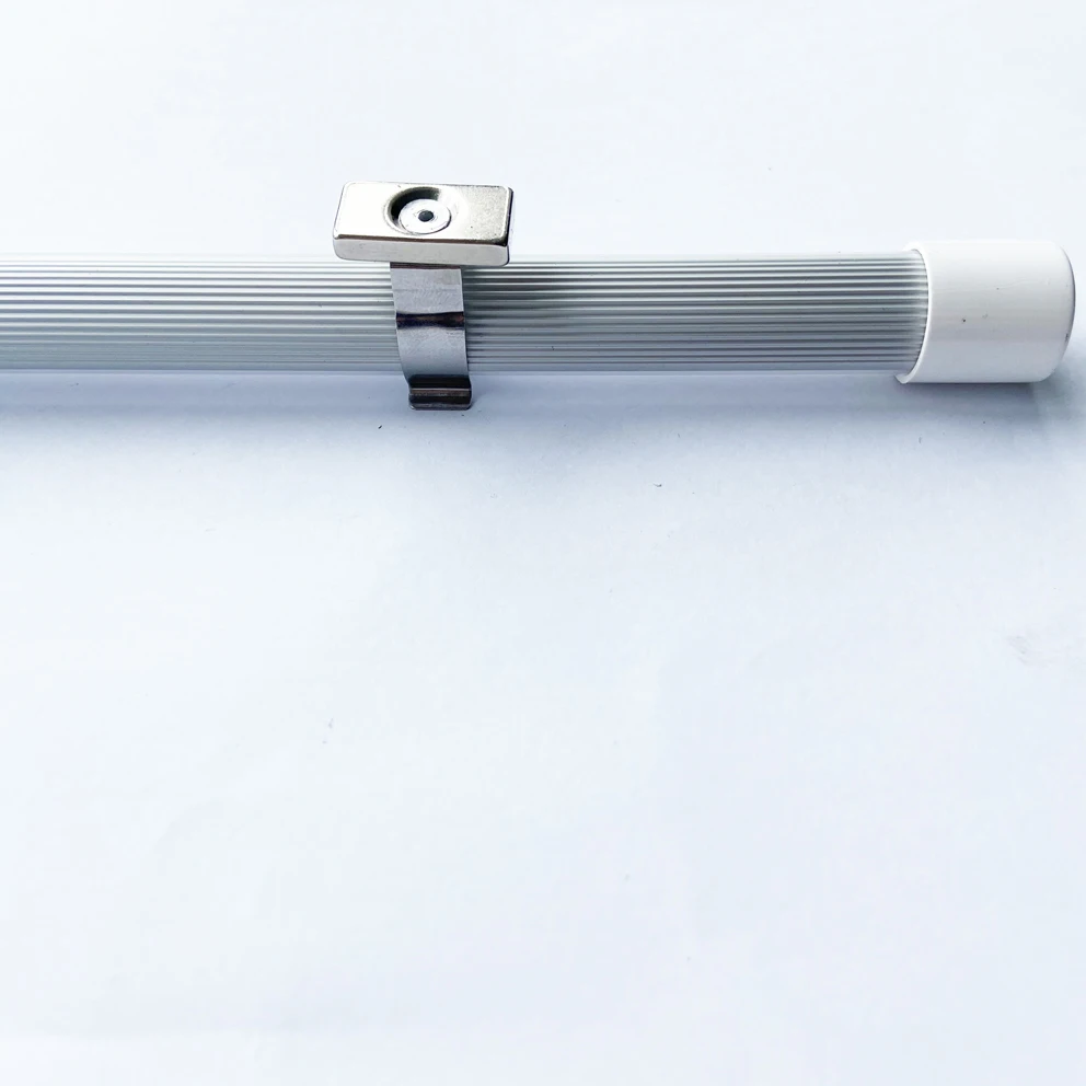 warm / cool light 24v round aluminum profile led tube lights under the cabinet for lighting goods