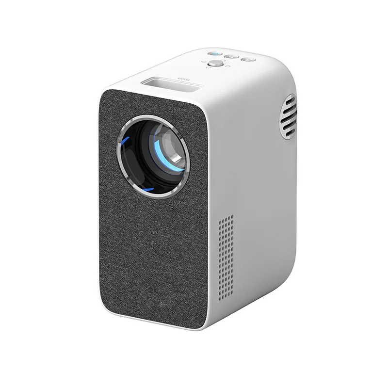 

White Color RD855 3.93 inch LCD TFT Display 1280X720p Mirror Screen Wireless Movie Home Theater Portable Mini Projector, Black/white