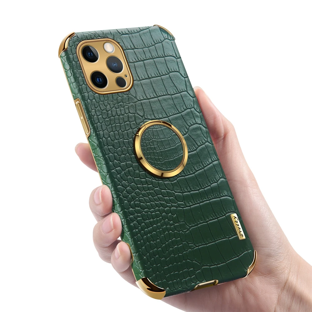 

Luxury Crocodile Soft PU Phone Coque For iPhone12 Mini 11 X XR XS SE 8 Plus 6 7 Leather Case For iPhone 12 13 Pro Max Back Cover