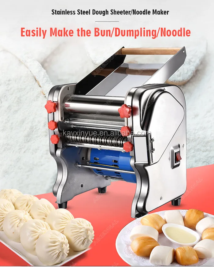 Automatic Dough Roller Sheeter Machine Electric Dumpling Skin