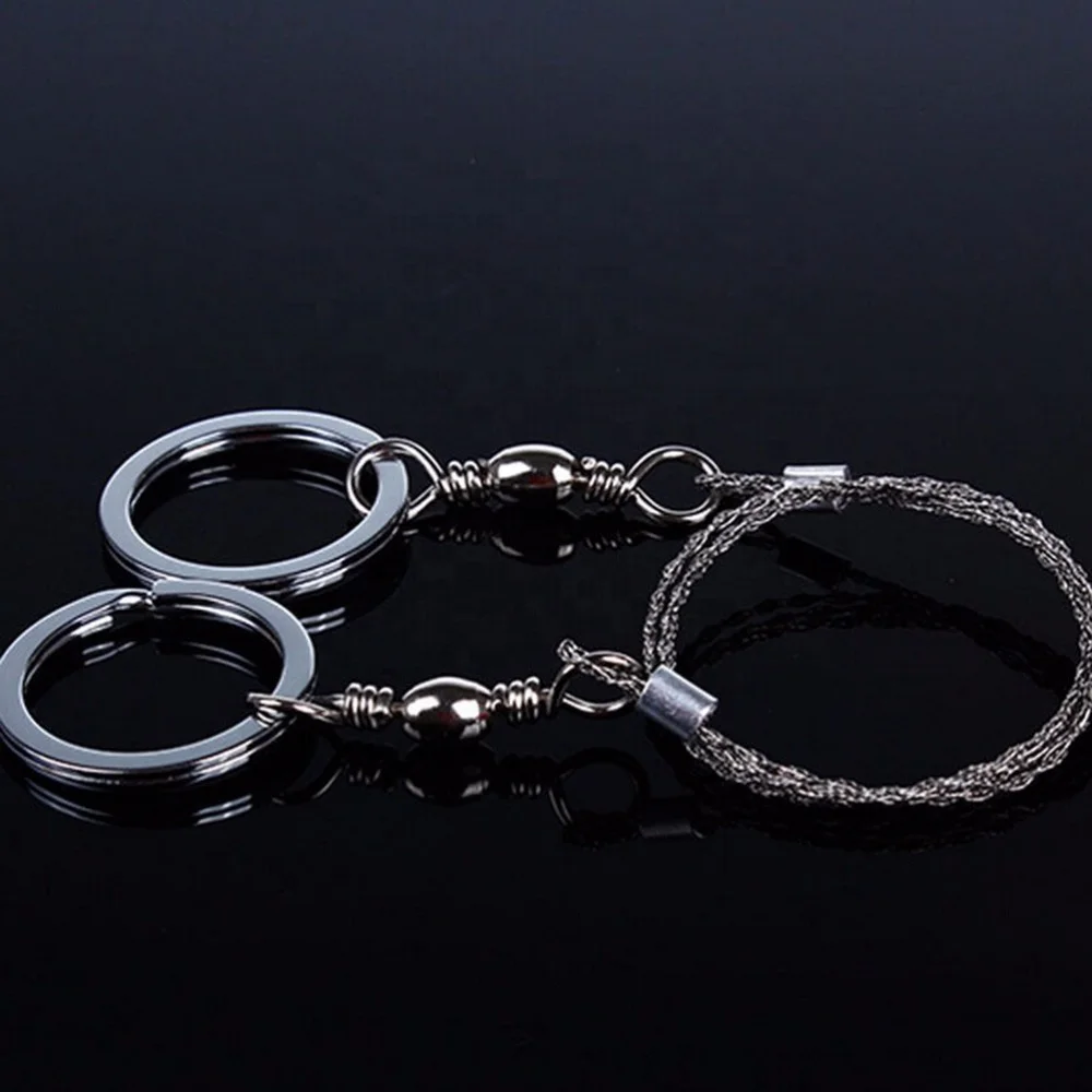 

Outdoor Emergency Camping Hunting Tool Survival Stainless Steel Wire Saw Cutter