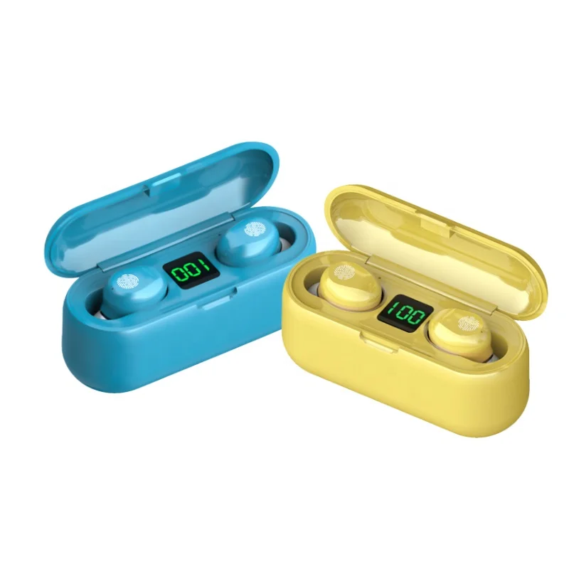 

Sale colorful wireless earbuds headsets headphone in ear case With for bt earphone