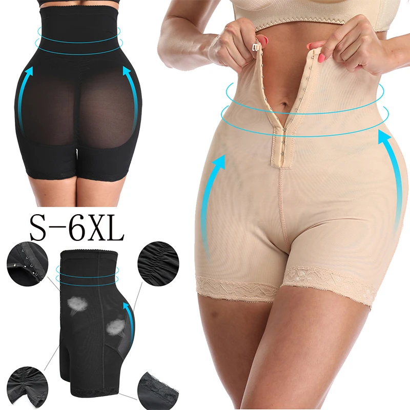 

High Waist Women Waist Trainer Shaping Pants Seamless Slimming Pants Shaper, Black,nude