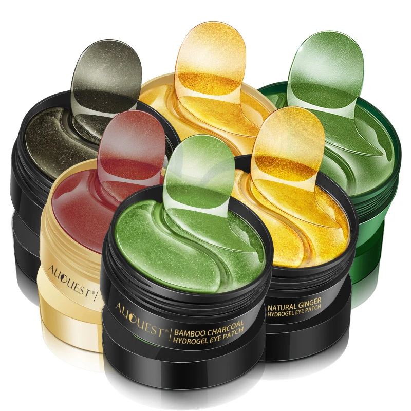 

Private Label Crystal Collagen Custom Under Eye Mask Anti-wrinkle Anti Aging Eye Mask For Under Eye Gel Patch, Green/black/pink/gold/white/blue