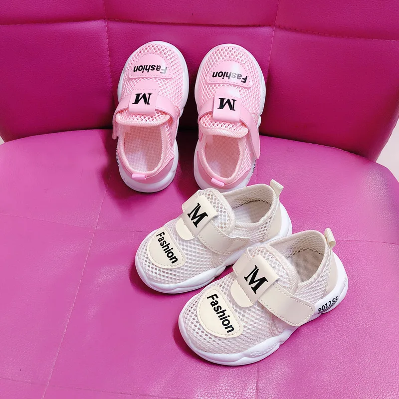 

Summer 2021 new baby shoes 0-3 soft soles hollow mesh walking shoes, Picture