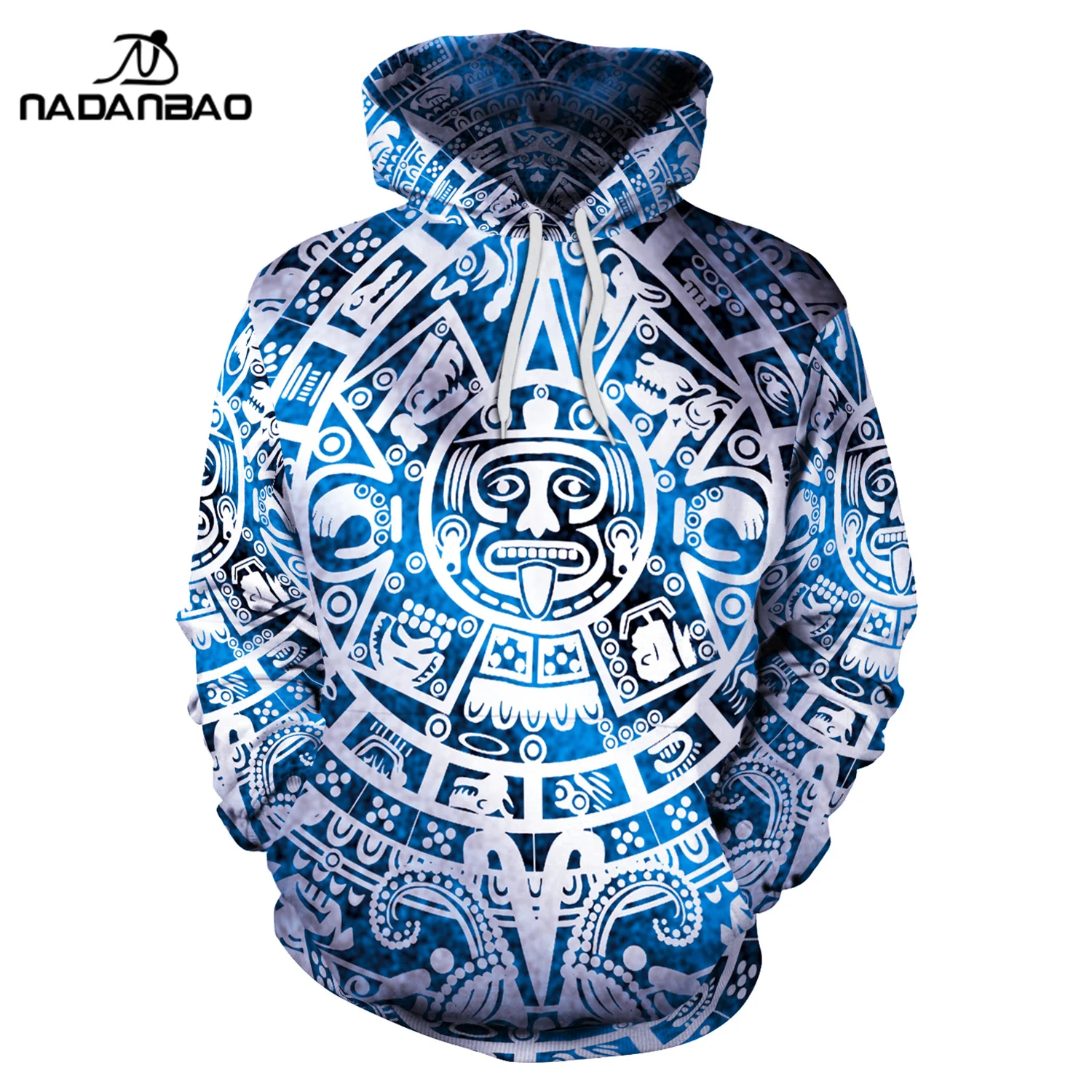 

NADANBAO Brand best price wholesale hoodies Custom Poker card pattern Printed Hoodies casual oversized men's Hoodies Sweatshirt