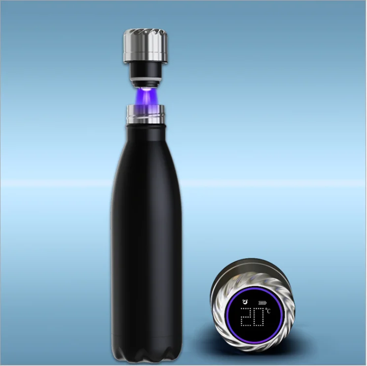

self cleaning water cup bottle factory OEM UVC LED Sanitizing Bottle water cup One-click UV Water Bottle