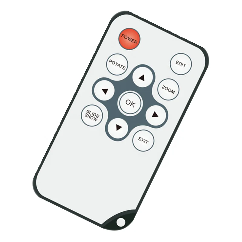 Customized Mini Rc5 Nec Ir Or Rf Remote Control With Waterproof 11 Keys