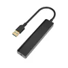 Ultra slim portable 4 usb ports multi 3.0 usb hub , keyboard mouse phone flash drive data charging usb splitter for computer