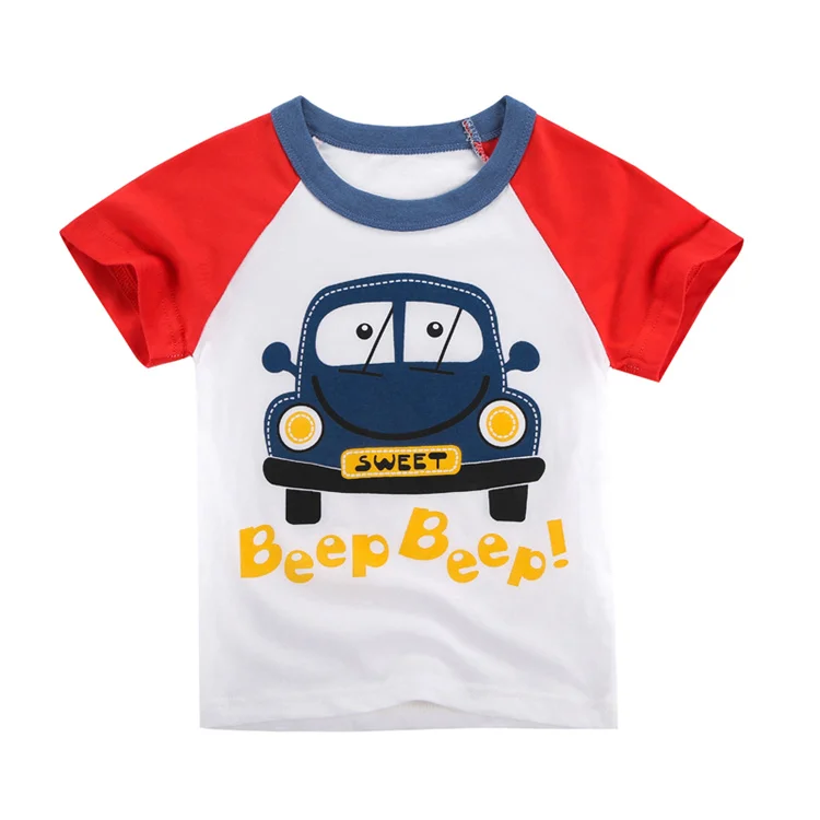 

Children Clothing High End Cool Kids Clothes Custom Summer Cotton Cartoon T-shirt, Picture shows