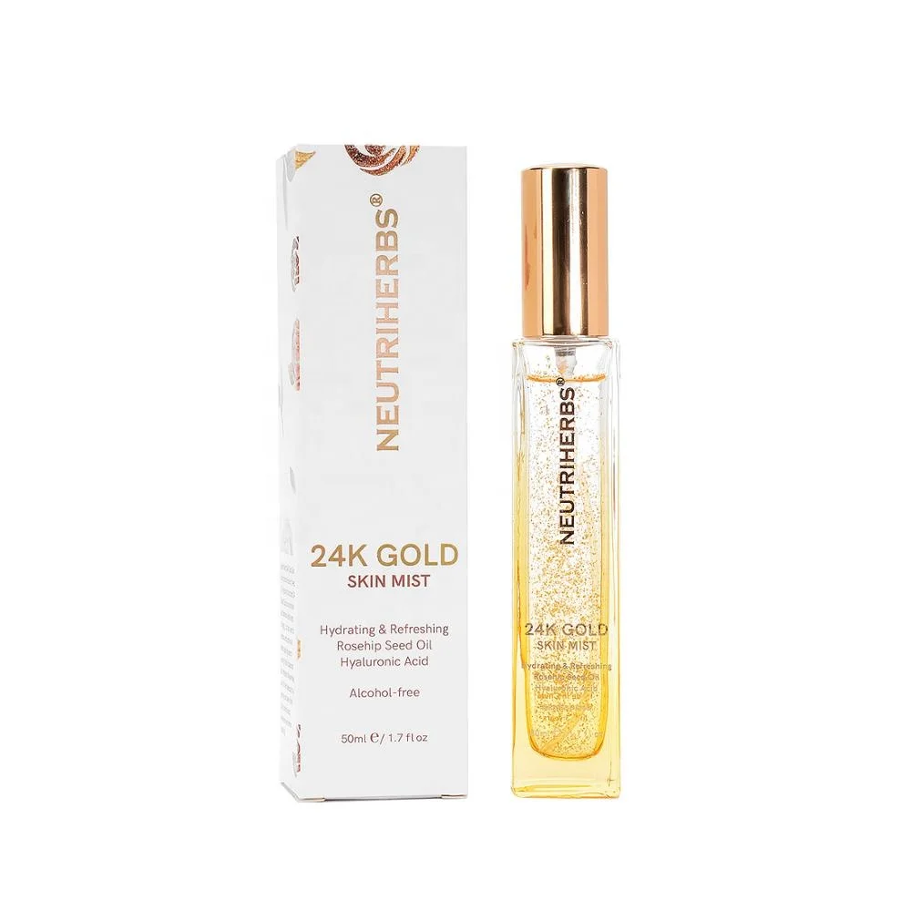 

Hot Selling OEM Skin Mist Korean 24K Gold Hydrating Nourishing Face Mist