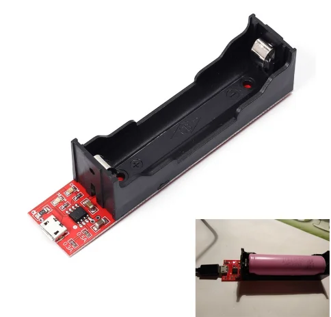 

TEC4056 18650 Charger Module 4.2V Lithium Battery Charger for 18650 Lithium Battery Charger non-protection Board Module