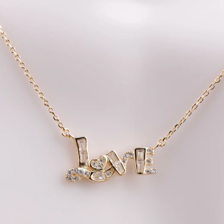 

2021 Trendy Gold Plated Love Necklace Pendant Necklace Sterling Silver Necklaces Butterfly Crystal, Rhinestone Luxury Women's