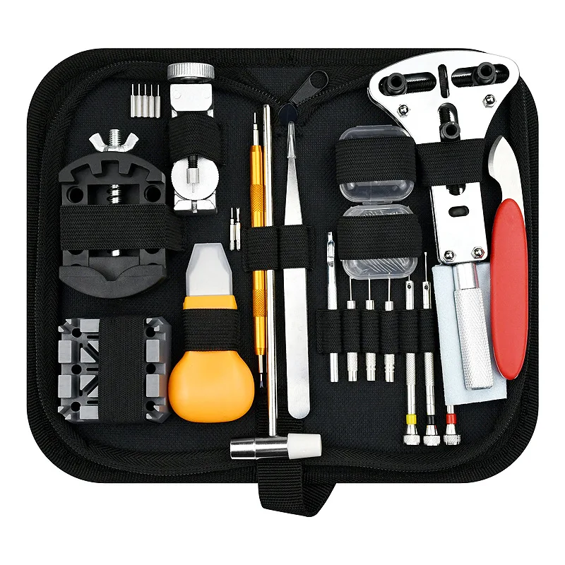 LAIHE 150 Pcs Customized High Quality Watch Tools and Machine Watch Repair Tool Set Professional Watch Repair Tools Kit