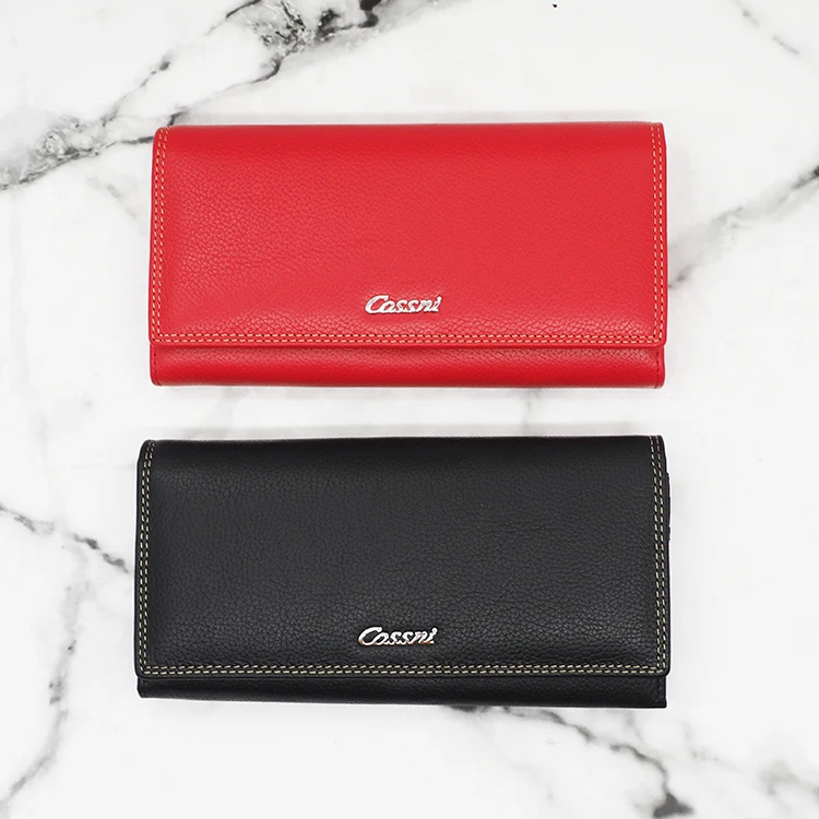 

Wholesale Ladies Clutch Bag Custom Women Leather long Wallet