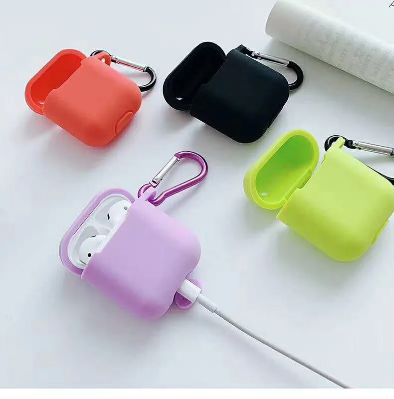 

2019 NEW Products Wholesale price for airpod 1/2 Silicone Case with many colorful colors