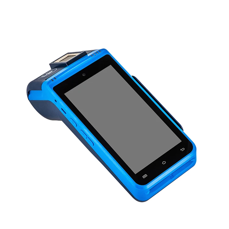 

Fingerprint scanner 4G LTE android pos terminal with printer