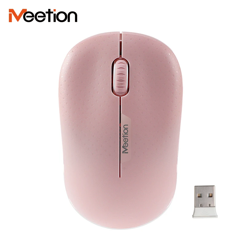 

R545 New Pink Cordless Optical Usb Computer 2.4G Wireless Mouse For Windows And Mac, White, black, pink, blue, cyan