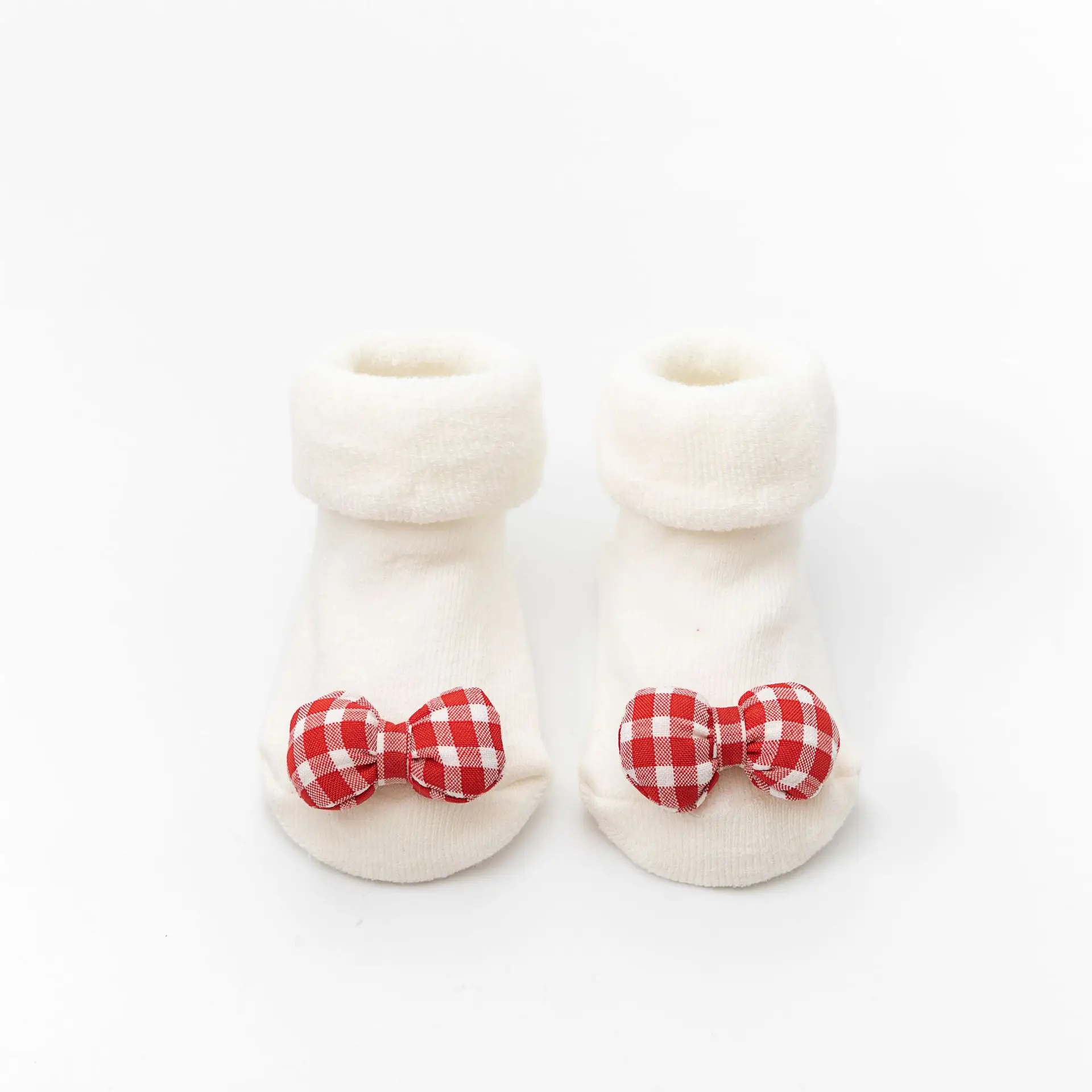 

high quality designer winter baby girl 3d toys floor cotton baby socks with bow, Multi colors