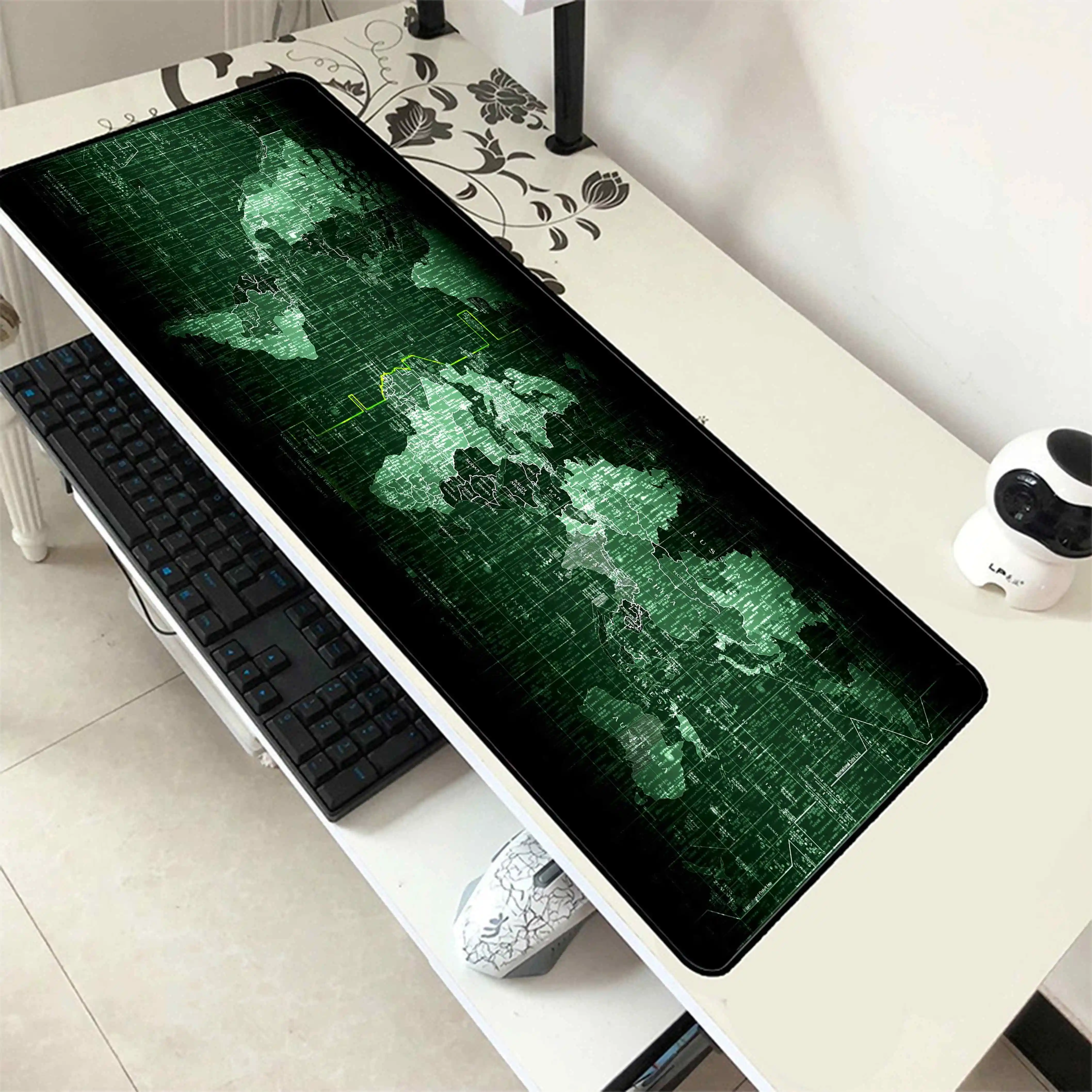 

Gaming mouse pad World Map big mouse mat game player big computer mousepad XXL mouse pad keyboard desk pad