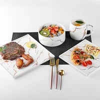 

28 Ceramics Chaozhou Factory 2019 New Arrivals Catering Dinner Sets Marbled Tableware Dinnerware Sets Ceramic Restaurant*