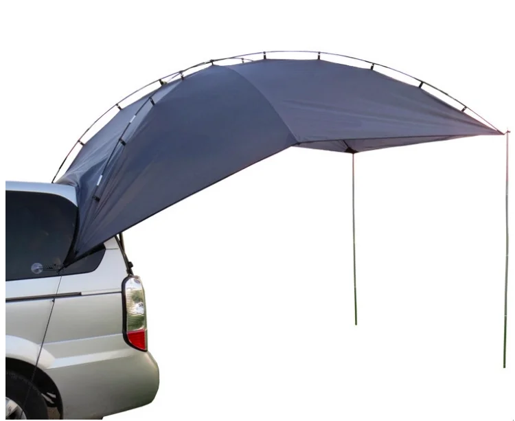 

Light Weight Waterproof Portable Anti-UV Sunshade Shelter Outdoor Folding Car Rear Tent for SUV MPV Camping