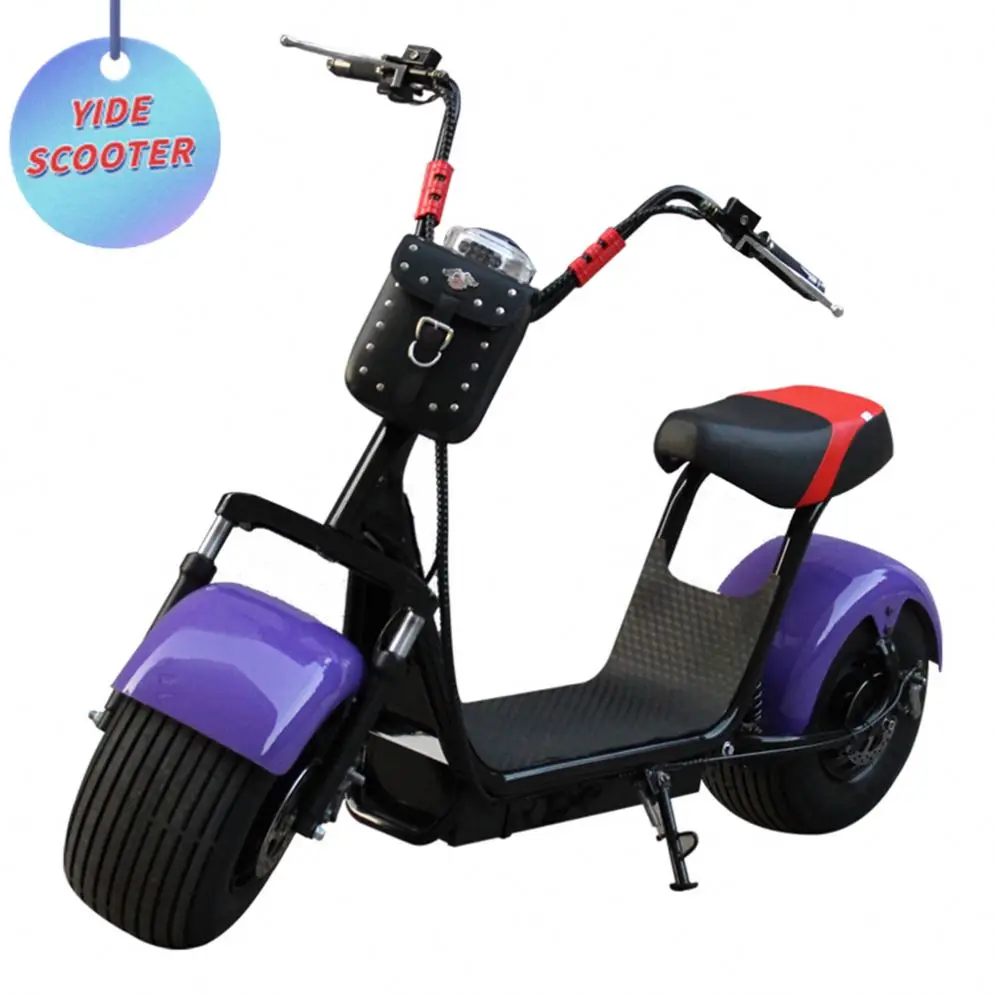 

2021 YIDE 60V City Coco/1000W Scooter/15000W 180Kgs Load Electric Scooter, Black