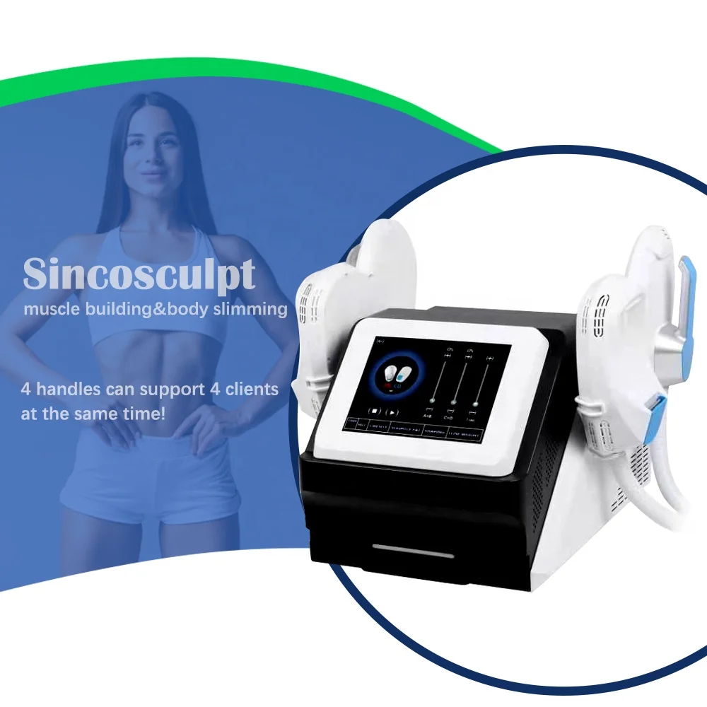 

2021 Hot selling product Sincosculpt muscle stimulator machine butt lift body contour ems fat burning machine with CE approved