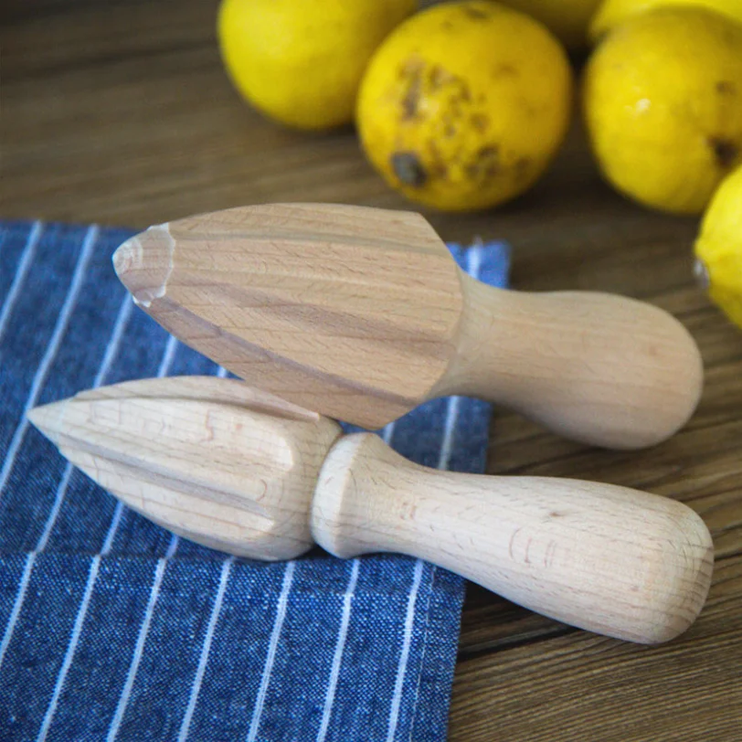 

Mini Juicer Fruit Orange Citrus Juice Extractor Reamer New Multifunctional Kitchen Wooden Lemon Squeezer