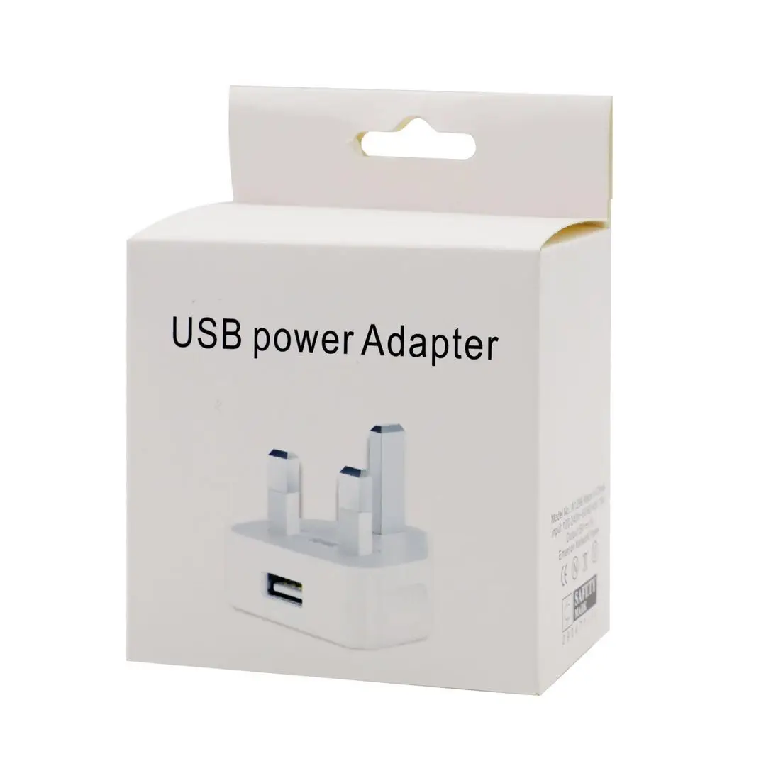 1a Usb Wall Charger British Standard Power Adapter Phone Charger 5v