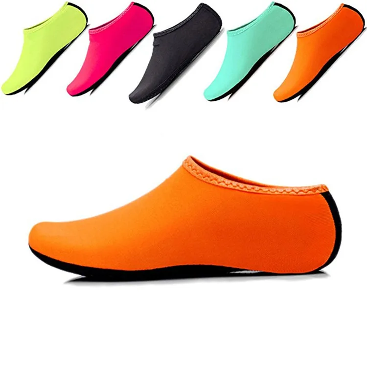 

Adult Unisex Flat Water Outdoor Swimming Soft Cushion Beach Diving Shoes Walking Lover Yoga Aqua Shoes, Any color you want