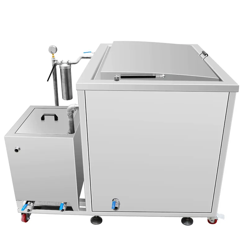 
Ultrasonic cleaner with filtration circulation system for motor engine parts cylinder heads oil cleaning bath CR-180G 60L 61L 