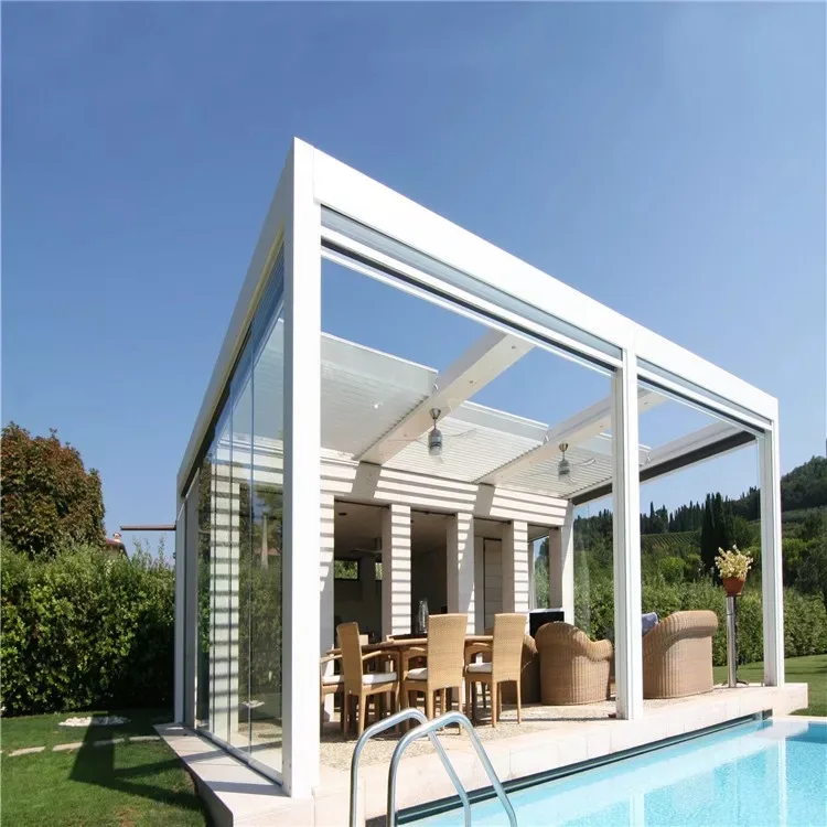 

New design Waterproof pergola bioclimatic Enjoy preferential price with CE certificate, Customized